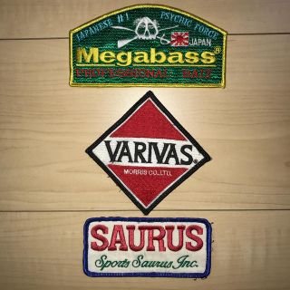 メガバス(Megabass)のMegabass  VARIVAS  SAURUS ワッペン(その他)