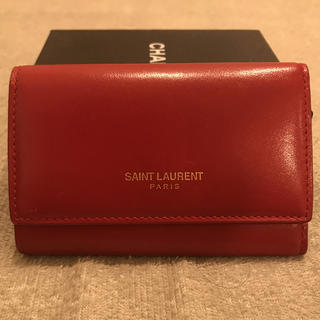 サンローラン(Saint Laurent)の☆SAINT LAURENT キーケース レッド☆(キーケース)