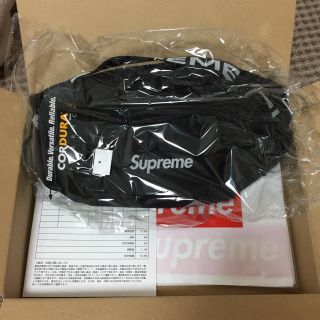 シュプリーム(Supreme)の★新品未使用★ Supreme 18SS Waist Bag black(ウエストポーチ)