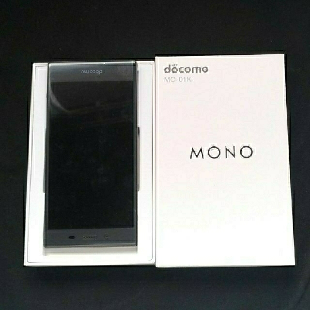 人気アイテム 2664 SIMフリー docomo MONO MO-01K ブラック新品未使用