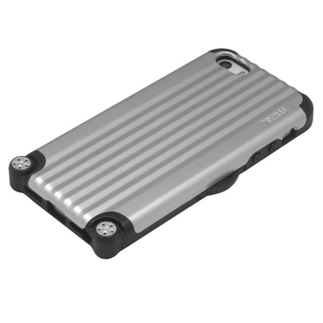 iPhone5S iPhoneSE 対応 RIMOWA スーツケース風 シルバーの通販 iPhone5S iPhoneSE 対応 RIMOWA スーツケース風 シルバーの通販
