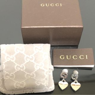 グッチ(Gucci)のハル様専用確実正規品GUCCIハートGGロゴピアス(ピアス)