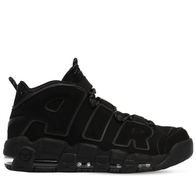 NIKE(ナイキ)の【24.5】NIKE AIR MORE UPTEMPO triple black レディースの靴/シューズ(スニーカー)の商品写真