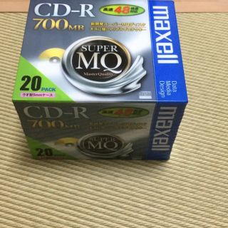 マクセル(maxell)の新品・未使用❗️ maxell CD-R 700MB 20枚(PC周辺機器)