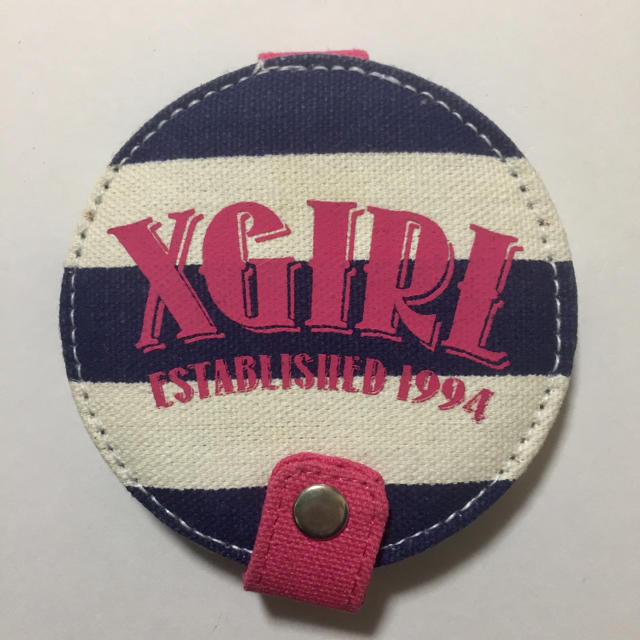 X-girl(エックスガール)のコンパクトミラー【未使用品】 レディースのファッション小物(ミラー)の商品写真
