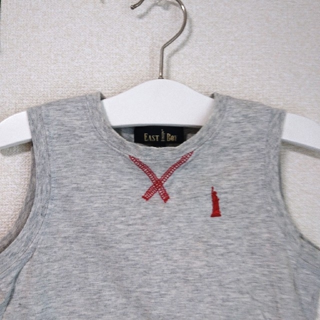 EASTBOY(イーストボーイ)の美品☆EAST BOY☆タンクトップ100 キッズ/ベビー/マタニティのキッズ服女の子用(90cm~)(Tシャツ/カットソー)の商品写真