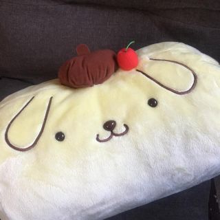 ポムポムプリン(ポムポムプリン)のポムポムプリン 特大 ロールケーキ型(ぬいぐるみ)