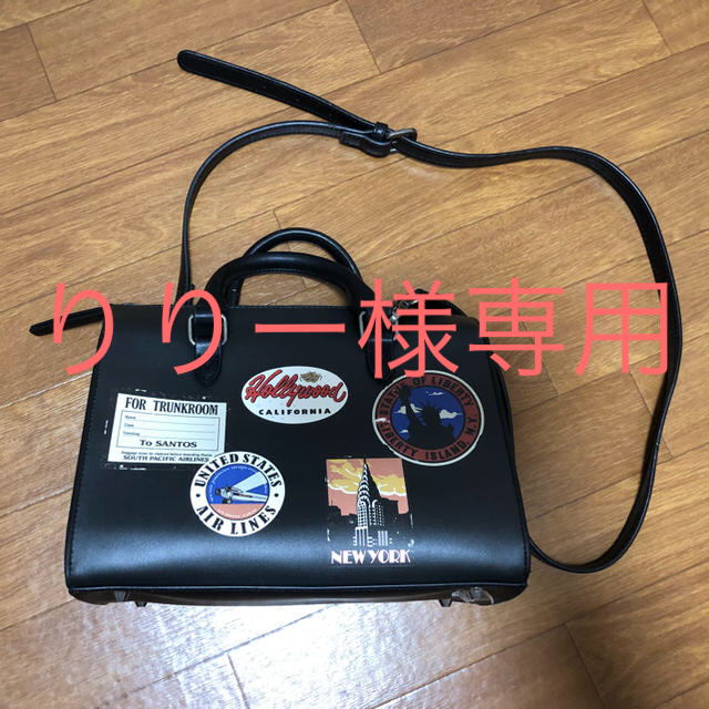 moussy(マウジー)のりりー様専用 MOUSSY ワッペンプリントボストンBAG レディースのバッグ(ボストンバッグ)の商品写真