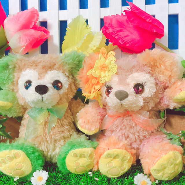 ダッフィー ☆シェリーメイ ☆ポーチ ☆染色 リメイク☆ステラルー ...