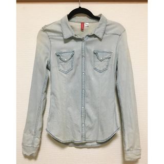 エイチアンドエム(H&M)のH&M デニム シャツ(シャツ/ブラウス(長袖/七分))