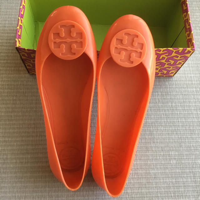 Tory Burch(トリーバーチ)のトリーバーチ レインシューズ オレンジ レディースの靴/シューズ(レインブーツ/長靴)の商品写真