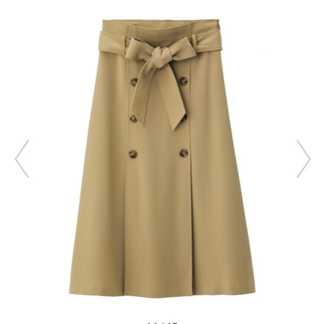 GU(ジーユー)のGU   トレンチAラインスカートＮＲ レディースのスカート(ひざ丈スカート)の商品写真