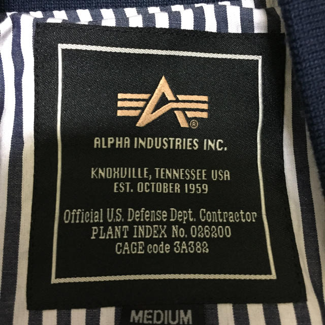 EDIFICE(エディフィス)のエディフィス別注 ALPHA製MA-1 メンズのジャケット/アウター(フライトジャケット)の商品写真