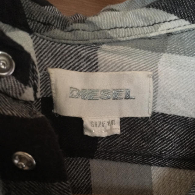 DIESEL(ディーゼル)のDIESELディーゼル チェックシャツ キッズ/ベビー/マタニティのキッズ服男の子用(90cm~)(その他)の商品写真