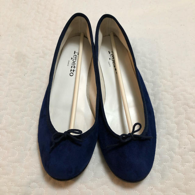 お値下げ‼︎ ☆美品☆ repetto ネイビー 39.5