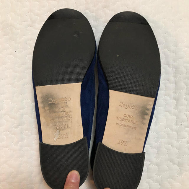 お値下げ‼︎ ☆美品☆ repetto ネイビー 39.5 2