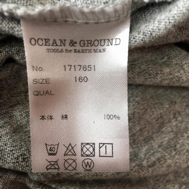 MARKEY'S(マーキーズ)の新品タグ付♡OCEAN&GROUND オーシャン ワンピース 160 キッズ/ベビー/マタニティのキッズ服女の子用(90cm~)(ワンピース)の商品写真