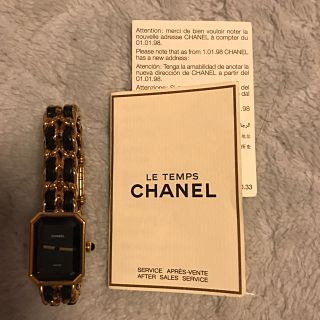 シャネル(CHANEL)のジャンク品 シャネル プルミエール 時計  サイズ  L 刻印あり 昔の不動品 (腕時計)