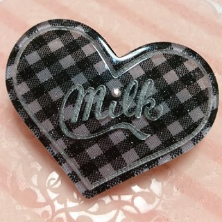 ミルク(MILK)のMILK　♡　ハートアクリルバレッタ(バレッタ/ヘアクリップ)