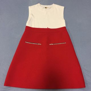 ザラ(ZARA)のZARA ミニスカート 赤 XS(ミニスカート)