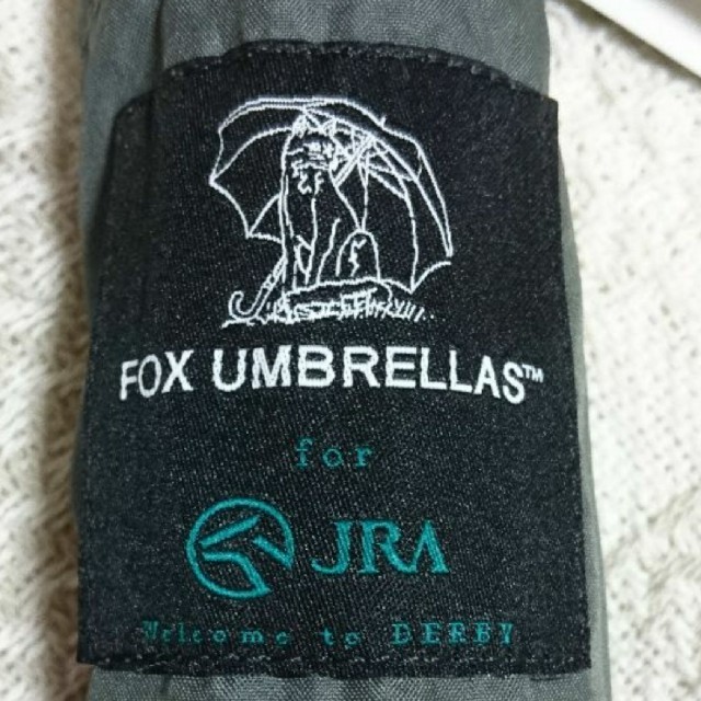 超レア 非売品 JRA  FOX UMBRELLAS 折り畳み傘 メンズのファッション小物(傘)の商品写真