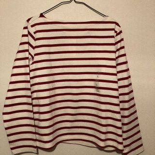 ユニクロ(UNIQLO)のUNIQLO ボーダー カットソー タグつき(カットソー(長袖/七分))