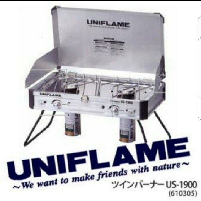 UNIFLAME - ユニフレーム ツインバーナー US-1900 新品未開封の通販 by めめshop｜ユニフレームならラクマ