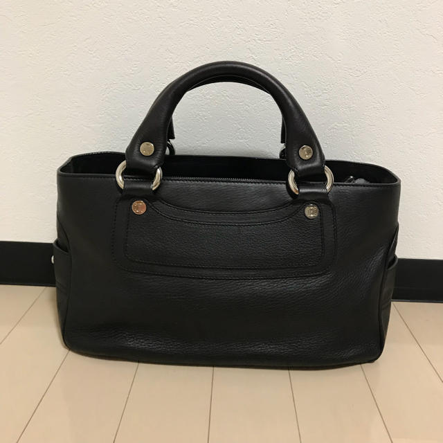 【ブギーバッ】 celine - mu-ra様専用 本物 美品 セリーヌ チャーム付 レザー ブギーバッグ 黒の通販 by Suzu's