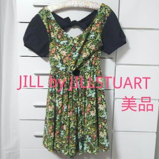 ジルバイジルスチュアート(JILL by JILLSTUART)の【美品】JILL byJILLSTUARTワンピース デイシーチェスティ好きにも(ミニワンピース)