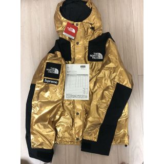 シュプリーム(Supreme)のSupreme north face   ゴールド Sサイズ(マウンテンパーカー)