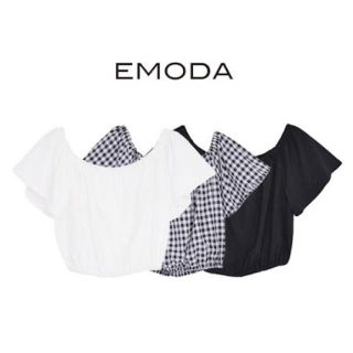 エモダ(EMODA)の※値下げしました！ EMODA オフショルトップ(カットソー(半袖/袖なし))