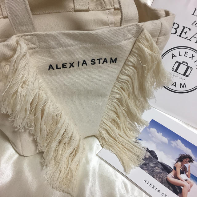 ALEXIA STAM - ALEXIASTAM アリシアスタン フリンジトートバック 新品