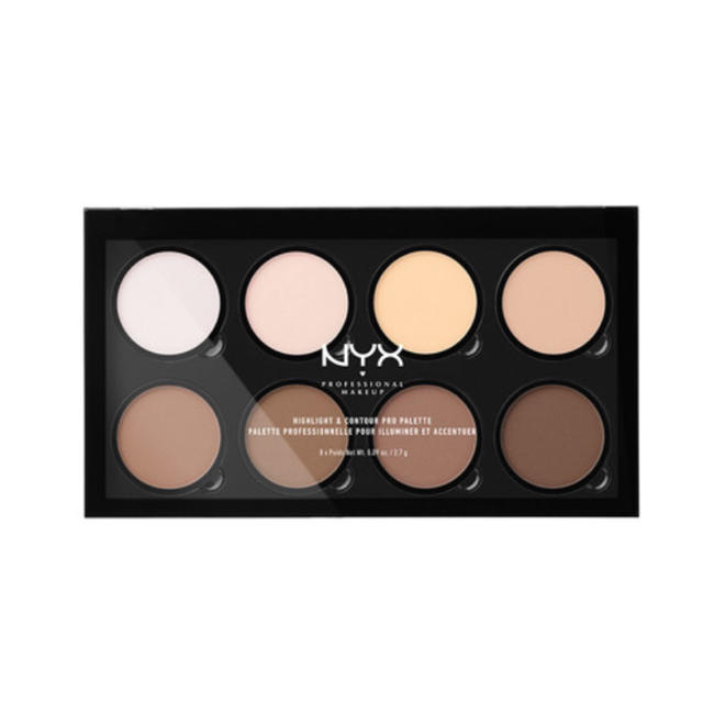 NYX(エヌワイエックス)のNYX  ハイライト&コントゥアー プロ パレット01 6/1より全品値上げ コスメ/美容のベースメイク/化粧品(フェイスパウダー)の商品写真