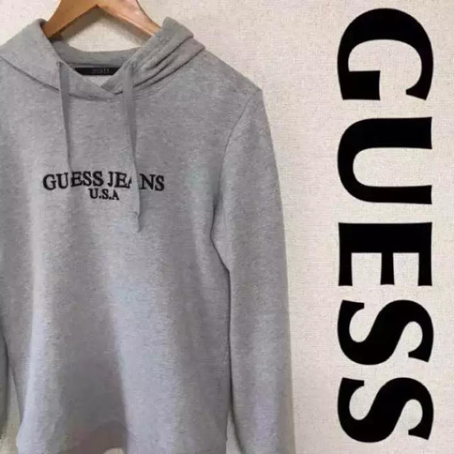 GUESS(ゲス)の【人気】GUESS JEANS ゲス ジーンズ パーカー デカロゴ  0308 メンズのトップス(パーカー)の商品写真