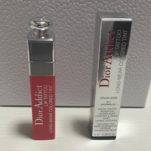 Christian Dior(クリスチャンディオール)のDior アディクトリップティント 551 ウォーターメロン  コスメ/美容のベースメイク/化粧品(リップグロス)の商品写真