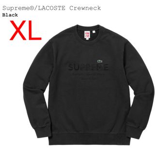 シュプリーム(Supreme)のXL Supreme LACOSTE  Crewneck(スウェット)