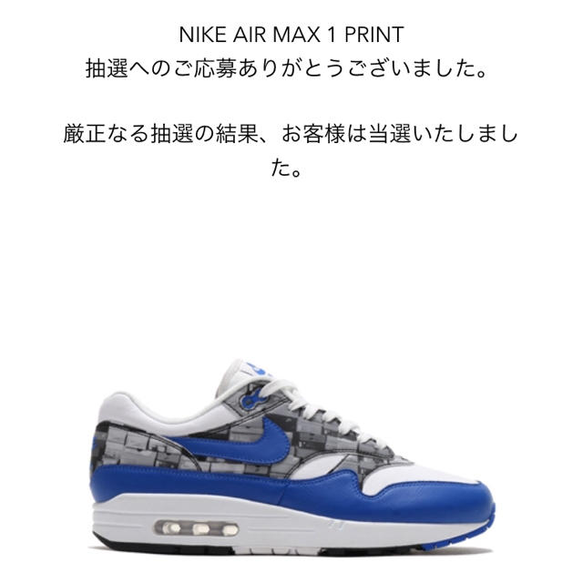 新品未使用 NIKE AIR MAX 1 PRINT 28cm 国内正規品