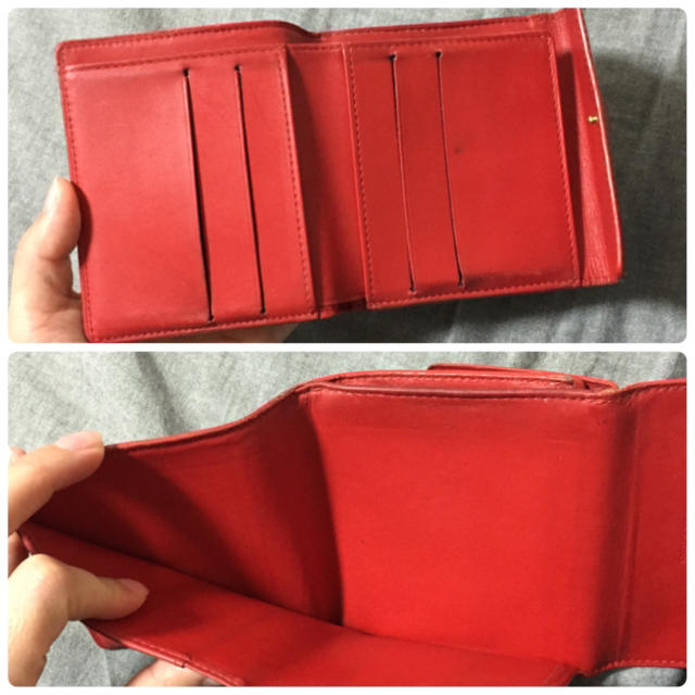 LOUIS VUITTON(ルイヴィトン)の LOUIS VUITTON ヴェルニ 赤 財布 レディースのファッション小物(財布)の商品写真