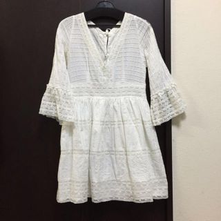 マーキュリーデュオ(MERCURYDUO)のマーキュリー👗コットンレースワンピ(ミニワンピース)