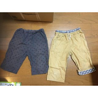 マザウェイズ(motherways)の130cmハーフパンツ2枚セット(パンツ/スパッツ)