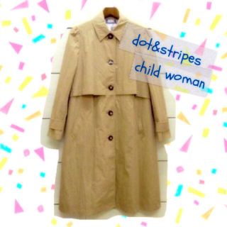 ドットアンドストライプスチャイルドウーマン(Dot&Stripes CHILDWOMAN)のロングステンコート(ロングコート)