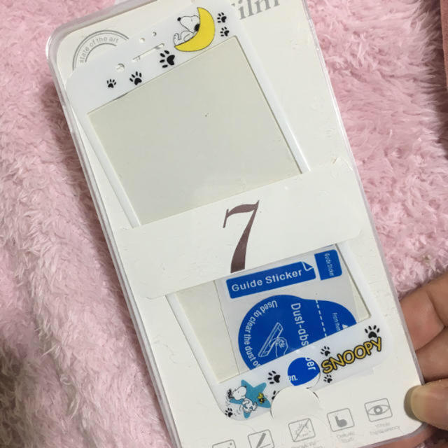 SNOOPY(スヌーピー)のスヌーピー 保護フィルム  スマホ/家電/カメラのスマホアクセサリー(保護フィルム)の商品写真