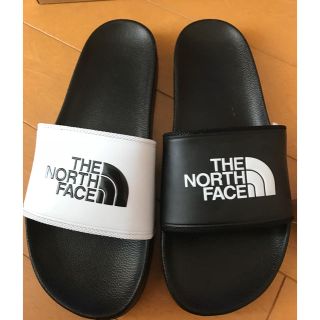 ザノースフェイス(THE NORTH FACE)のTHE NORTH FACE ブラック×ホワイト サンダル27センチ 新品未使用(サンダル)