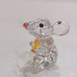 SWAROVSKI - お値下げ！スワロフスキー ネズミ チーズの通販 by