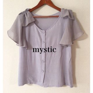 ミスティック(mystic)のmystic✨フリル袖 ブラウス(シャツ/ブラウス(半袖/袖なし))