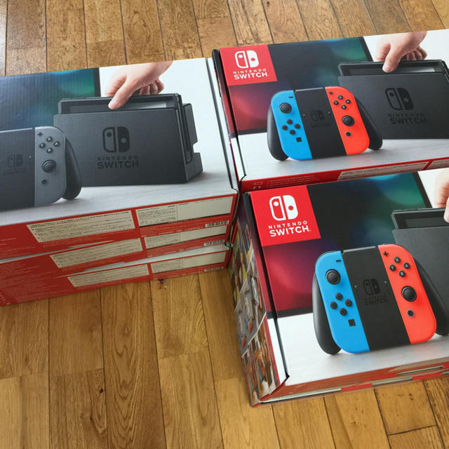 Nintendo Switch(ニンテンドースイッチ)の即日発送 新品未開封 ニンテンドースイッチ 10台セット エンタメ/ホビーのゲームソフト/ゲーム機本体(携帯用ゲーム機本体)の商品写真