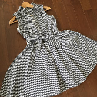 ジルスチュアート(JILLSTUART)の♡ギンガムチェックシャツワンピース♡(ひざ丈ワンピース)