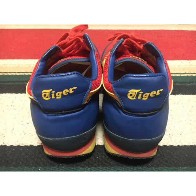 Onitsuka Tiger(オニツカタイガー)のOnitsuka Tiger#旧モデル#レア#RED/BL#25.5 メンズの靴/シューズ(スニーカー)の商品写真