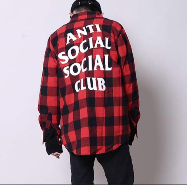 63%OFF!】 anti social club assc 希少 ネルシャツ XL asakusa.sub.jp