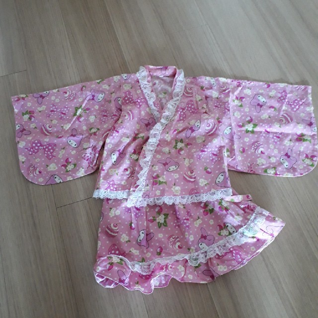 マイメロディ(マイメロディ)の浴衣　マイメロディ　110 キッズ/ベビー/マタニティのキッズ服女の子用(90cm~)(甚平/浴衣)の商品写真